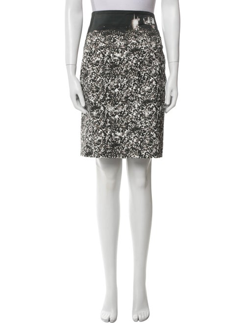 Akris Printed Knee-Length Skirt