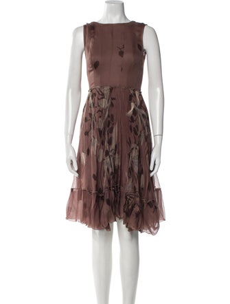Akris Silk Knee-Length Dress