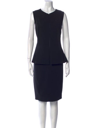 Akris Wool Midi Length Dress