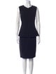Akris Wool Midi Length Dress
