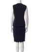 Akris Wool Midi Length Dress