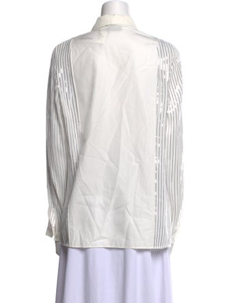 Akris Long Sleeve Blouse