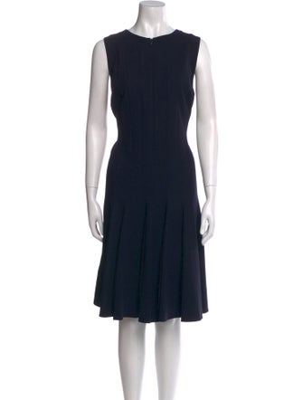 Akris Wool Knee-Length Dress