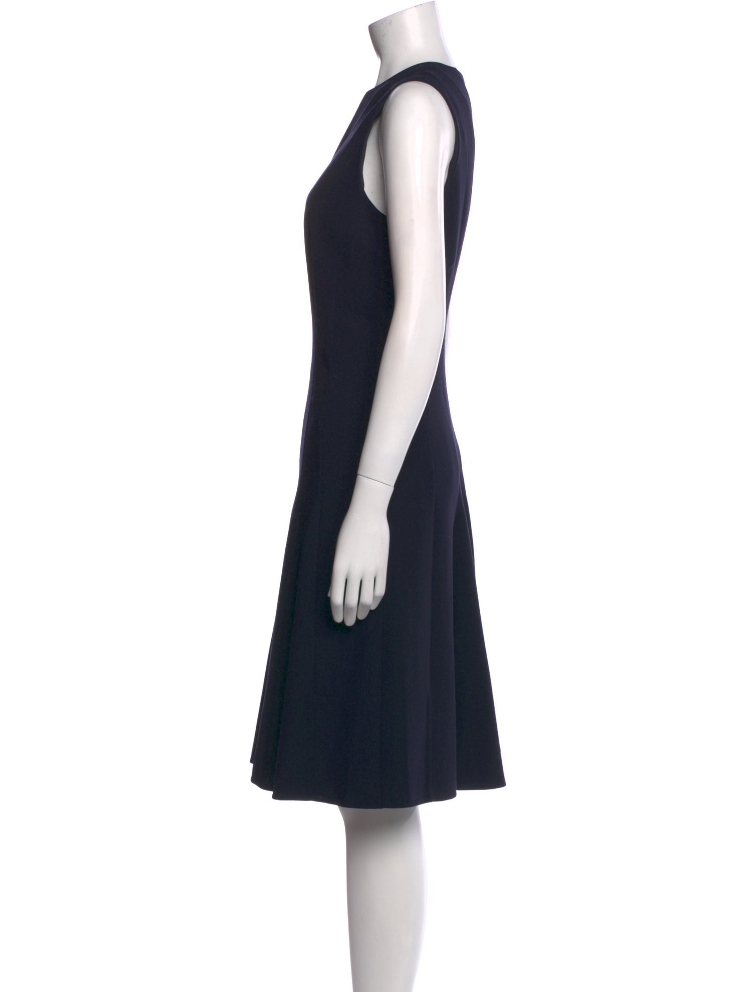 Akris Wool Knee-Length Dress