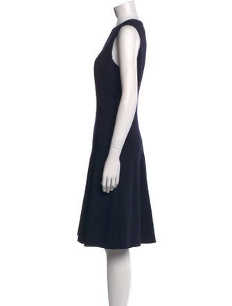 Akris Wool Knee-Length Dress