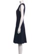 Akris Wool Knee-Length Dress