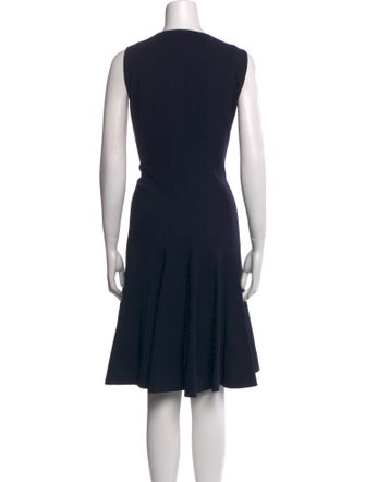 Akris Wool Knee-Length Dress