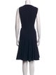 Akris Wool Knee-Length Dress