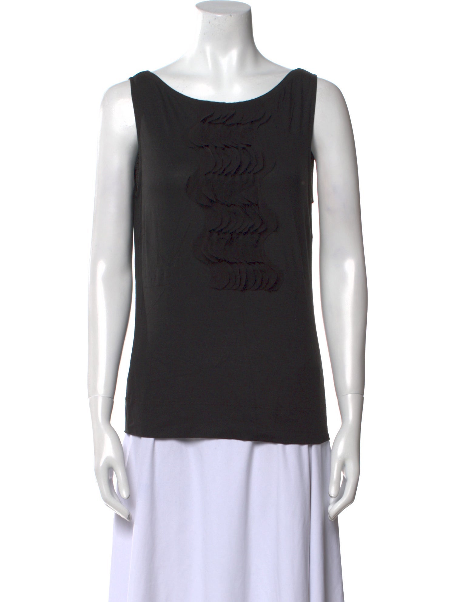 Akris Scoop Neck Sleeveless Top