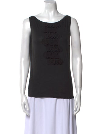 Akris Scoop Neck Sleeveless Top