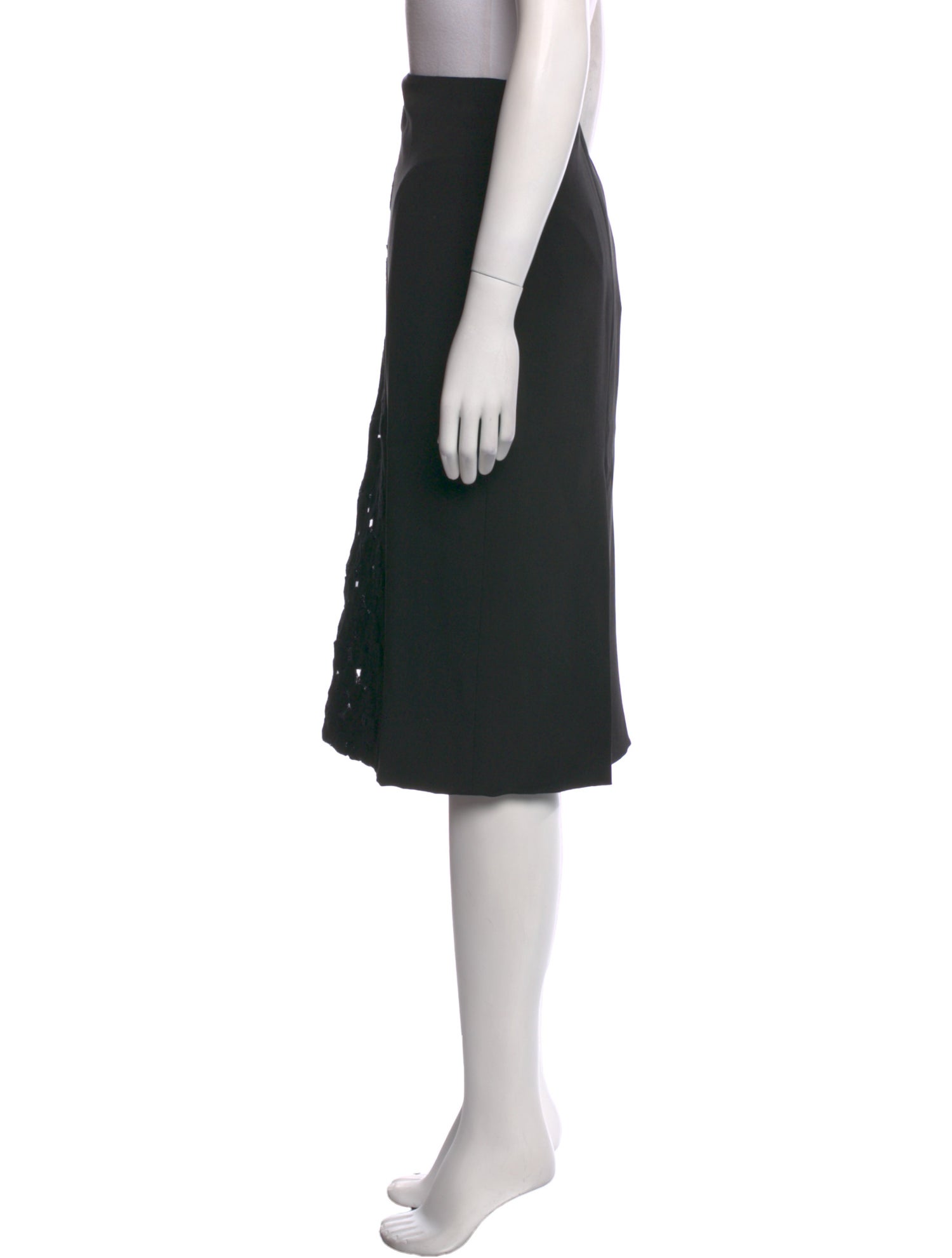 Akris Lace Pattern Knee-Length Skirt w/ Tags