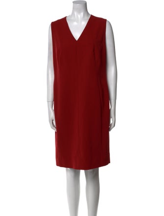 Akris Wool Knee-Length Dress