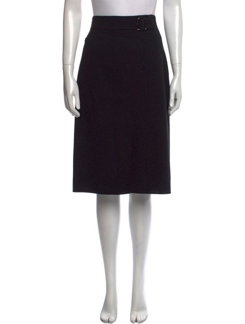 Akris Wool Knee-Length Skirt
