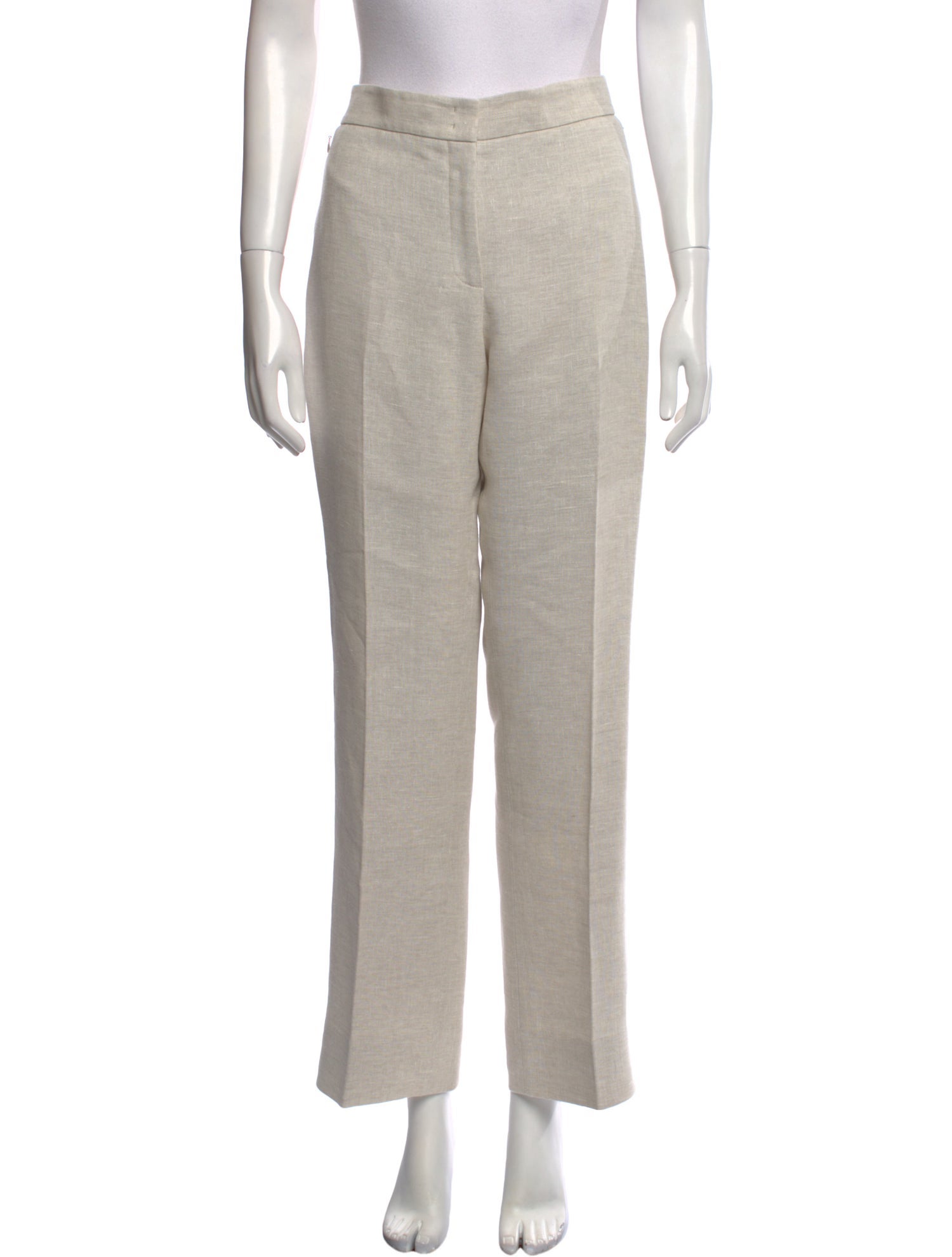 Akris Linen Straight Leg Pants