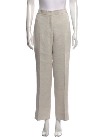 Akris Linen Straight Leg Pants