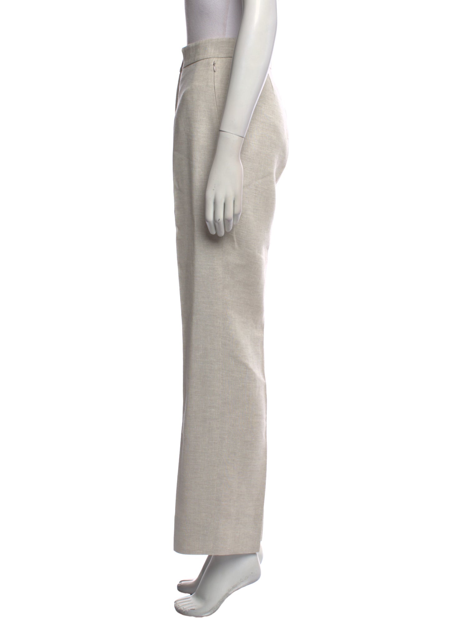 Akris Linen Straight Leg Pants