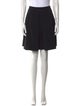 Akris Pleated Accents Knee-Length Skirt