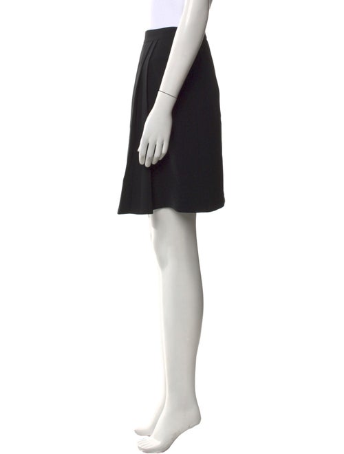 Akris Pleated Accents Knee-Length Skirt