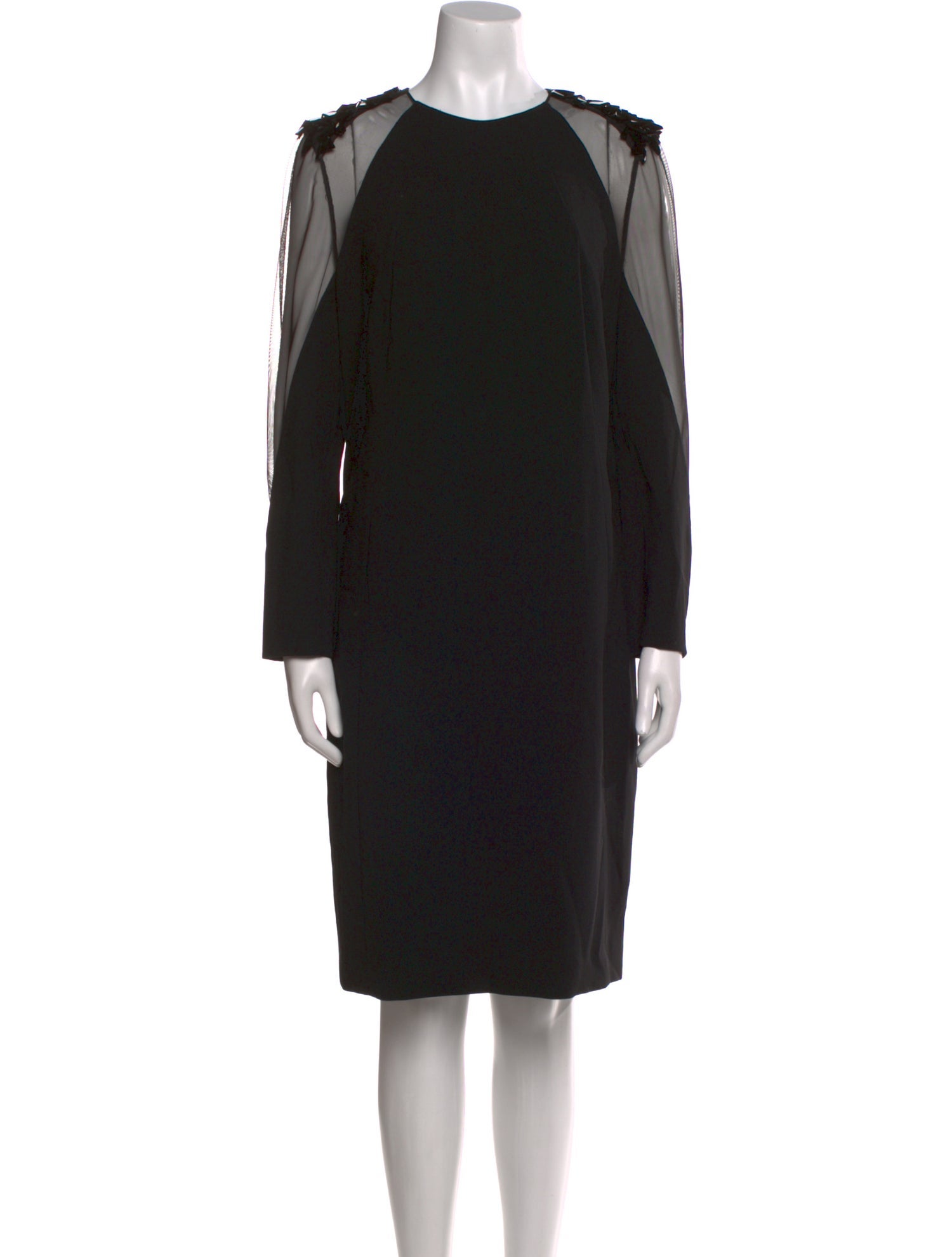 Akris Wool Knee-Length Dress