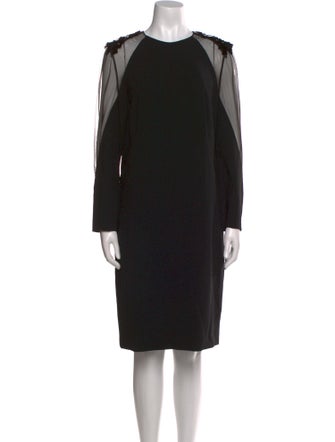 Akris Wool Knee-Length Dress