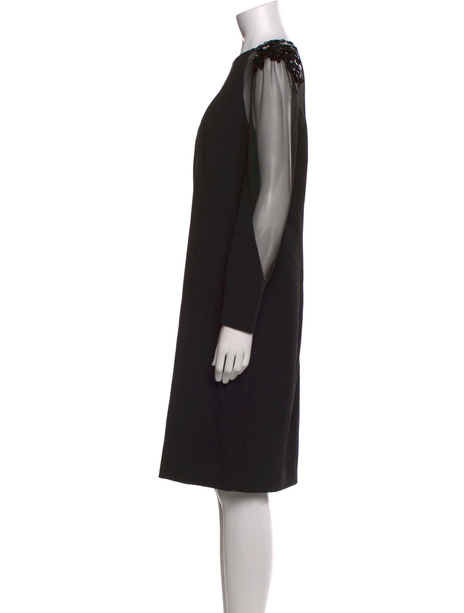 Akris Wool Knee-Length Dress