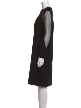 Akris Wool Knee-Length Dress