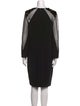 Akris Wool Knee-Length Dress