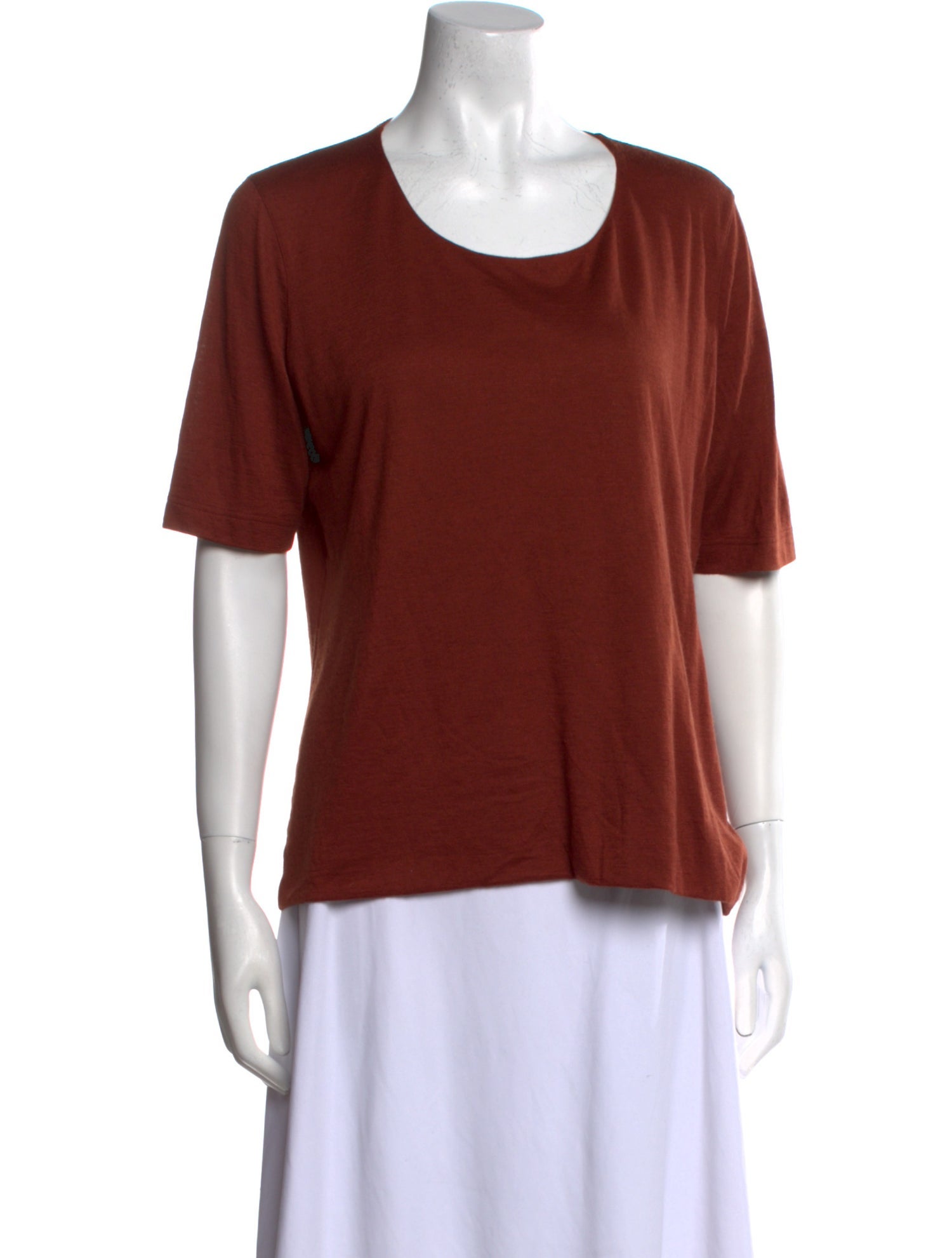 Akris Cashmere Scoop Neck T-Shirt w/ Tags