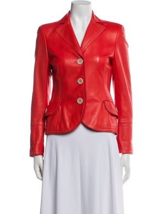 Akris Lambskin Blazer