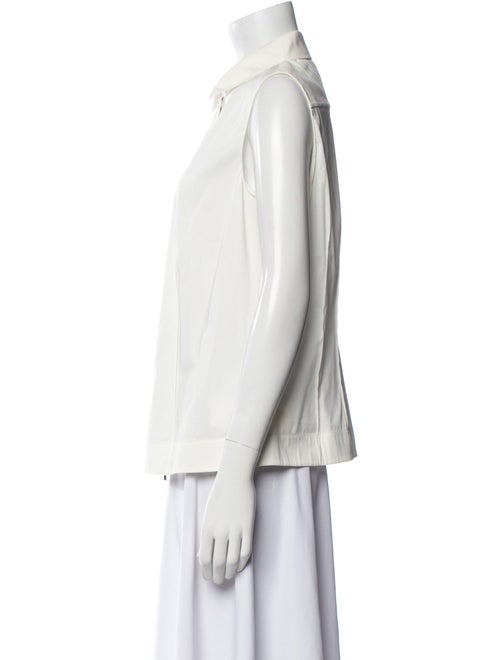 Akris Sleeveless Button-Up Top