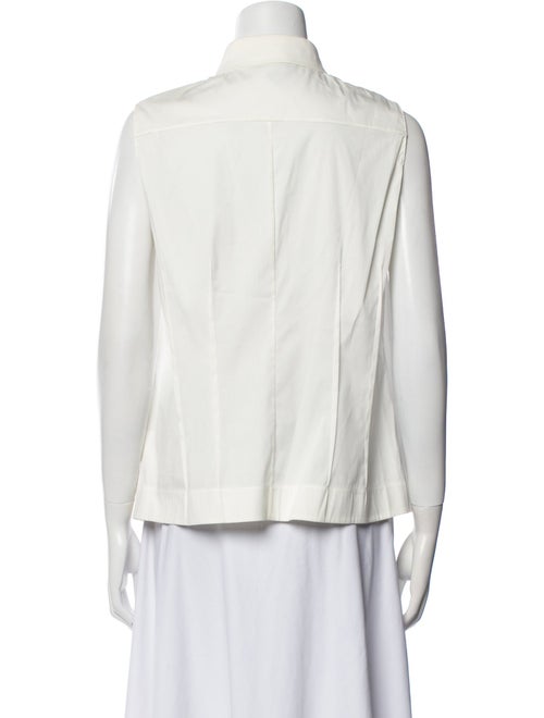 Akris Sleeveless Button-Up Top