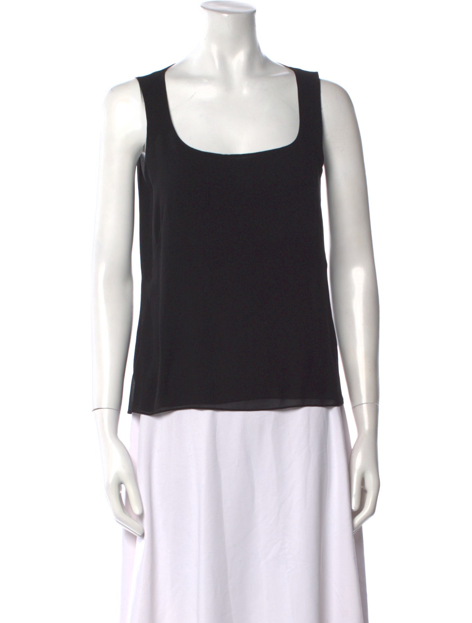 Akris Silk Scoop Neck Top