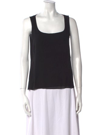 Akris Silk Scoop Neck Top