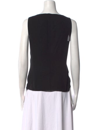 Akris Silk Scoop Neck Top