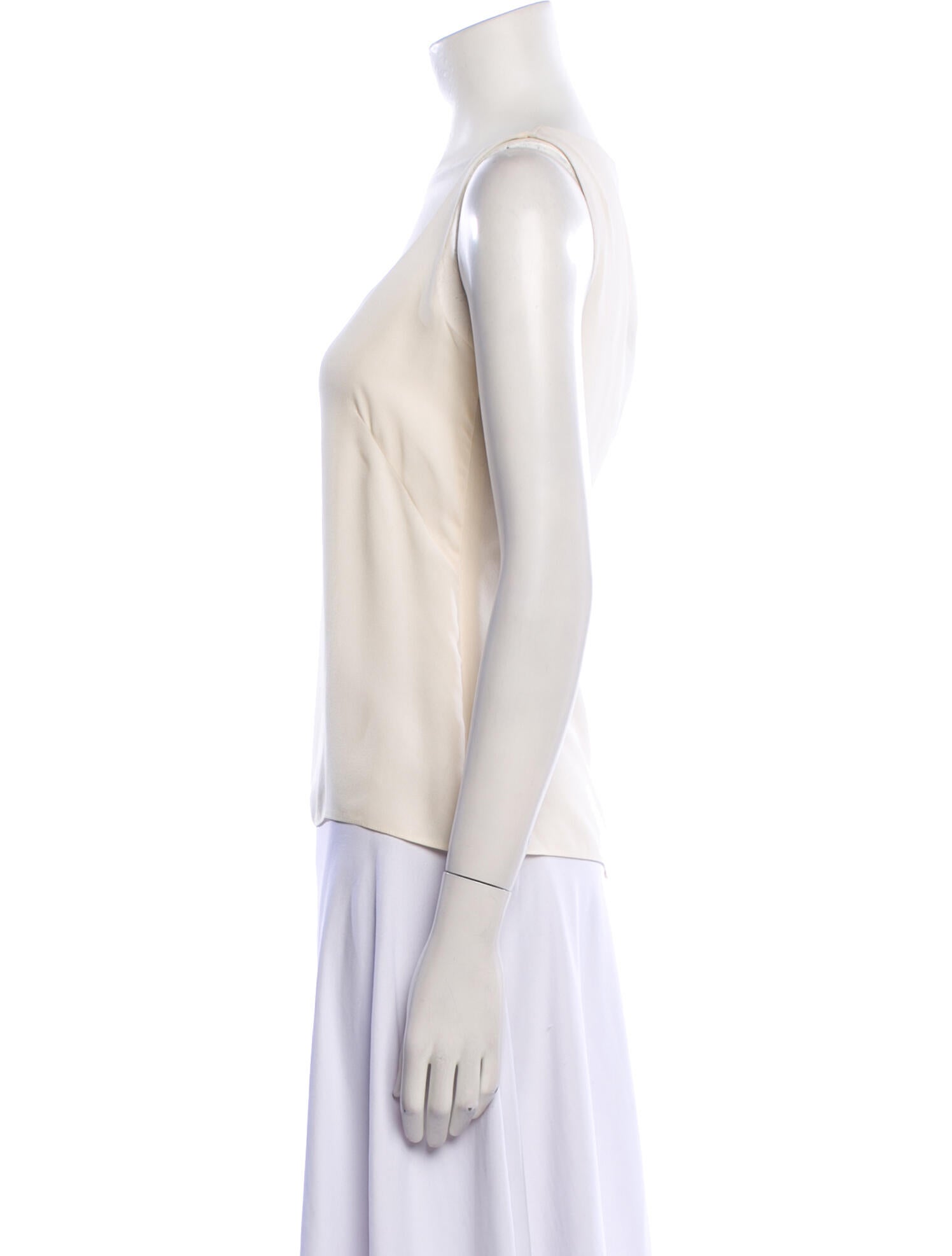 Akris Silk Scoop Neck Top