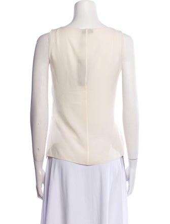 Akris Silk Scoop Neck Top