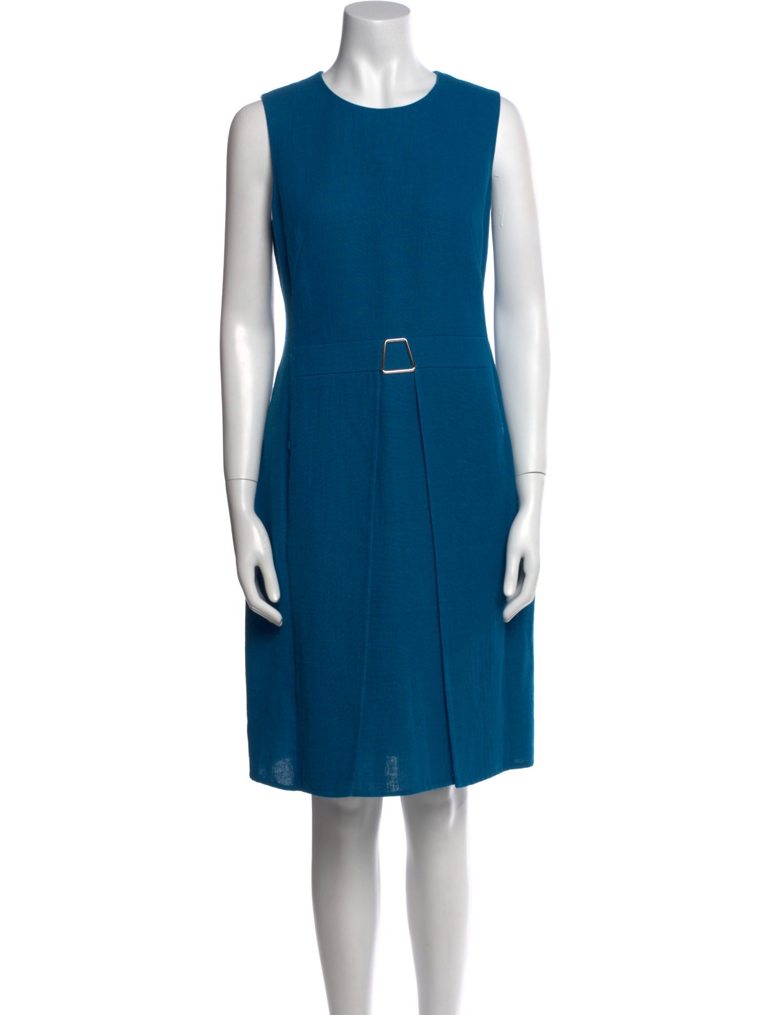 Akris Crew Neck Knee-Length Dress