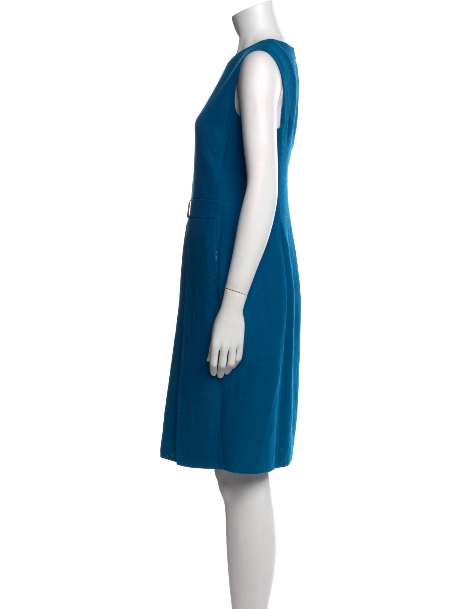 Akris Crew Neck Knee-Length Dress