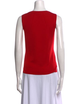 Akris Cashmere Scoop Neck Top