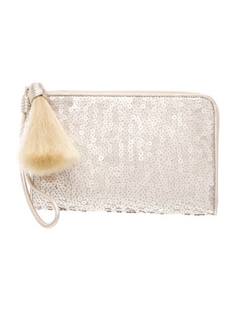 Akris Leather Clutch