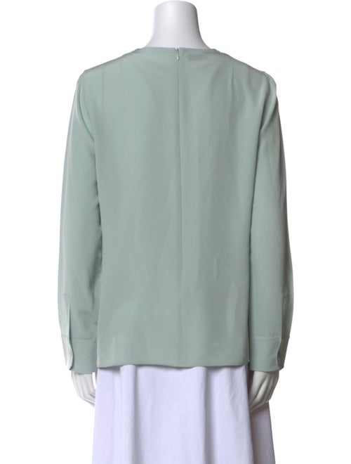 Akris Silk V-Neck Blouse