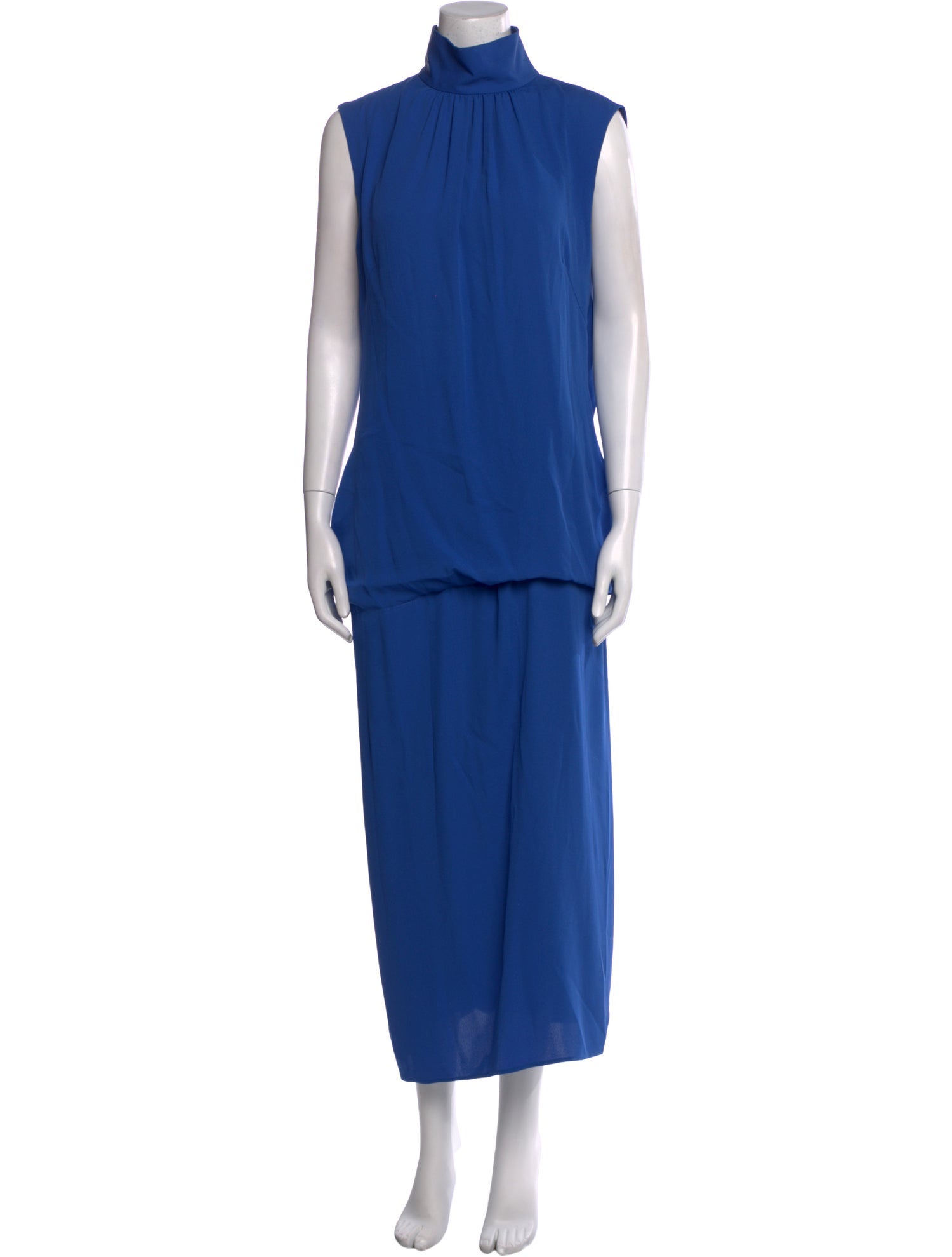 Akris Turtleneck Long Dress