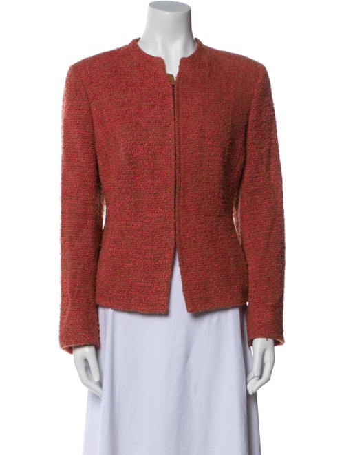 Akris Silk Tweed Pattern Evening Jacket