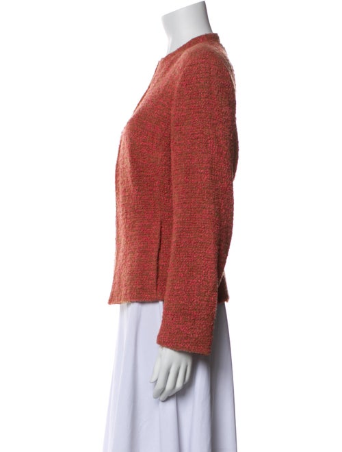 Akris Silk Tweed Pattern Evening Jacket