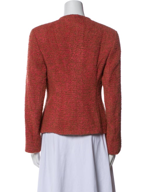 Akris Silk Tweed Pattern Evening Jacket