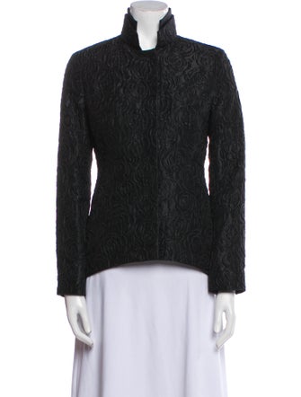 Akris Floral Print Evening Jacket