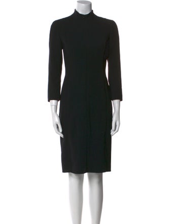 Akris Wool Knee-Length Dress