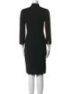 Akris Wool Knee-Length Dress