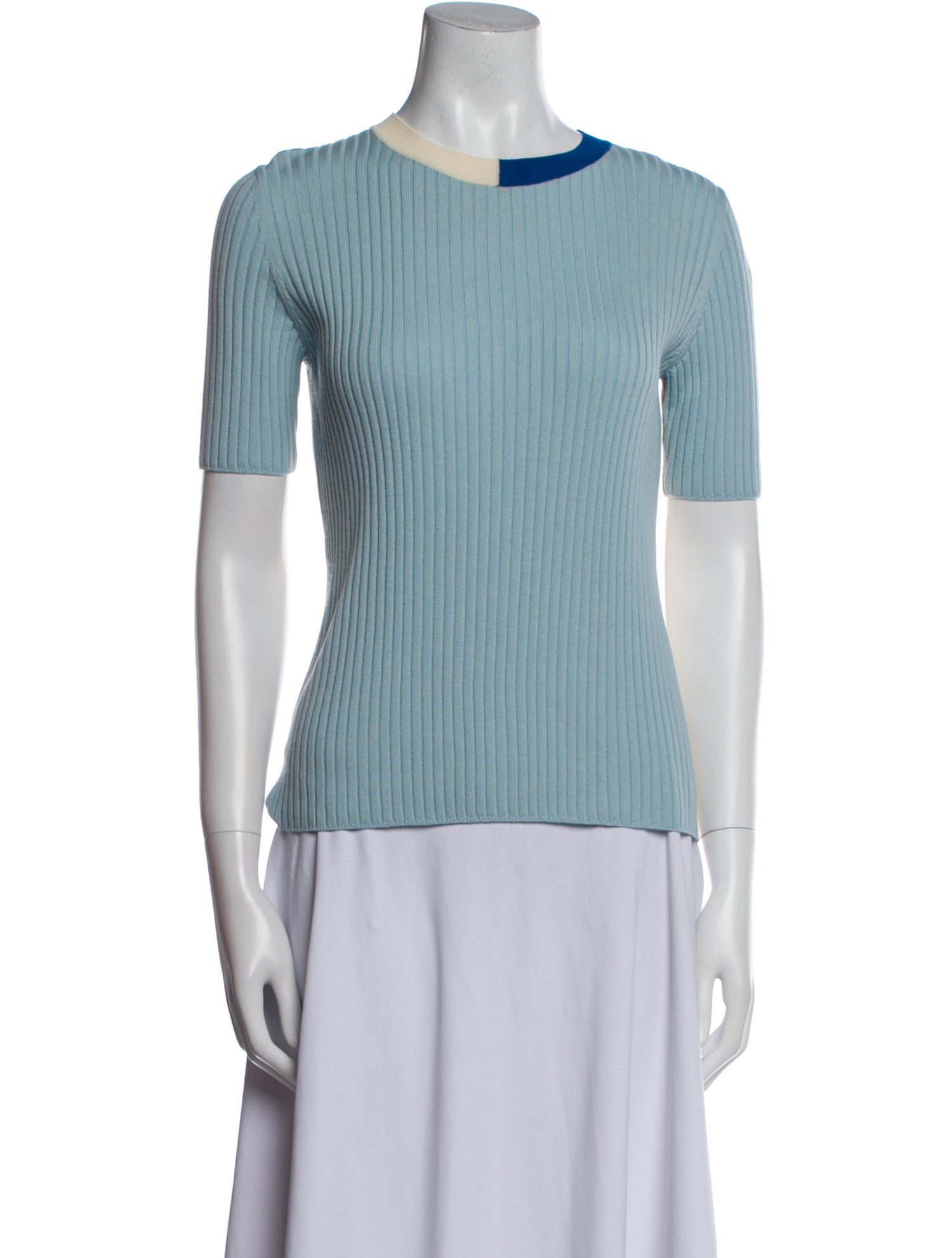 Akris Virgin Wool Crew Neck Top