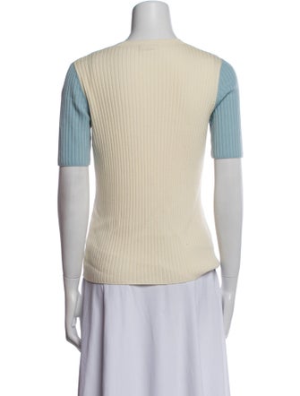 Akris Virgin Wool Crew Neck Top